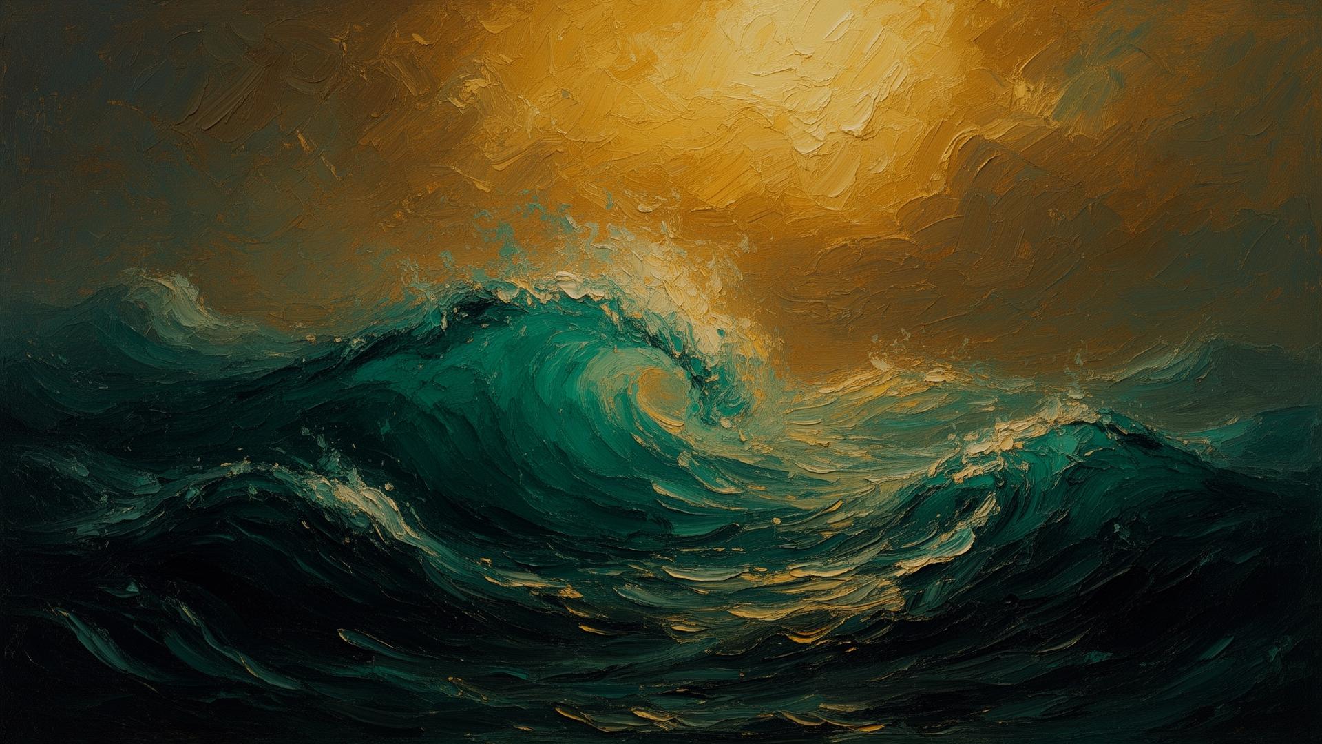 Modern art-inspired seascape — Art Lab & Community