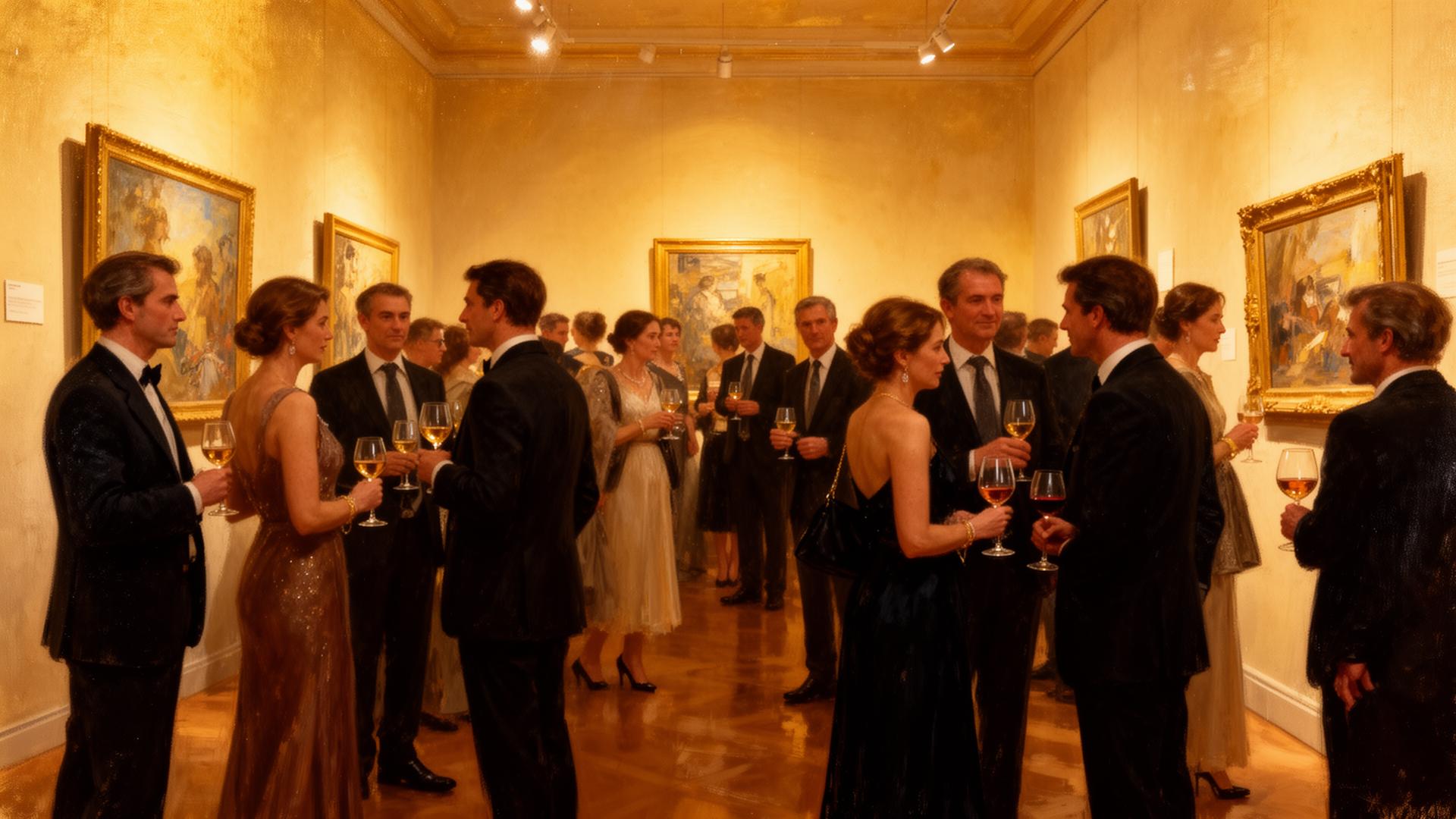 Gallery opening event - grow your network in the art community